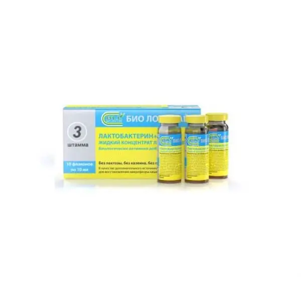 Lactobacillus (Lactobacterin) liquid concentrate 10 ml - [10 vials]