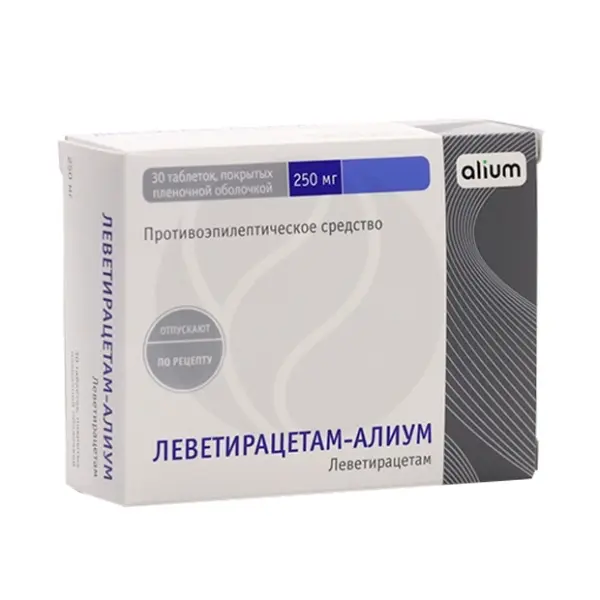 Levetiracetam-Alium 250 mg - [30 tablets]