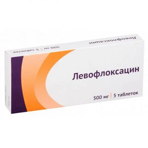 Levofloxacin 500 mg - [5 tablets]