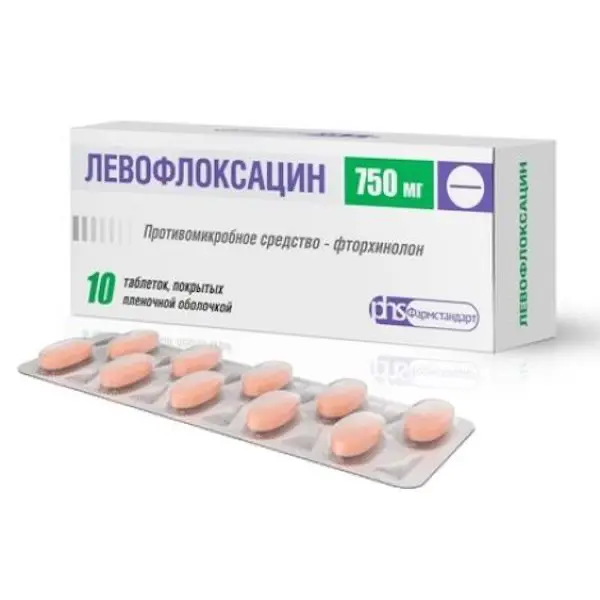 Levofloxacin 750 mg - [5 tablets]