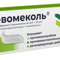 Chloramphenicol, dioxomethyltetrahydropyrimidine (Levomecol) ointment - [40 g tube]