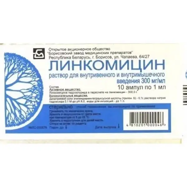 Lincomycin injections 300 mg/ml 1 ml - [10 ampoules]