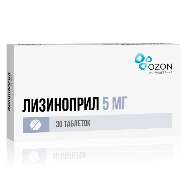 Lisinopril-ALSI 5 mg - [30 tablets]