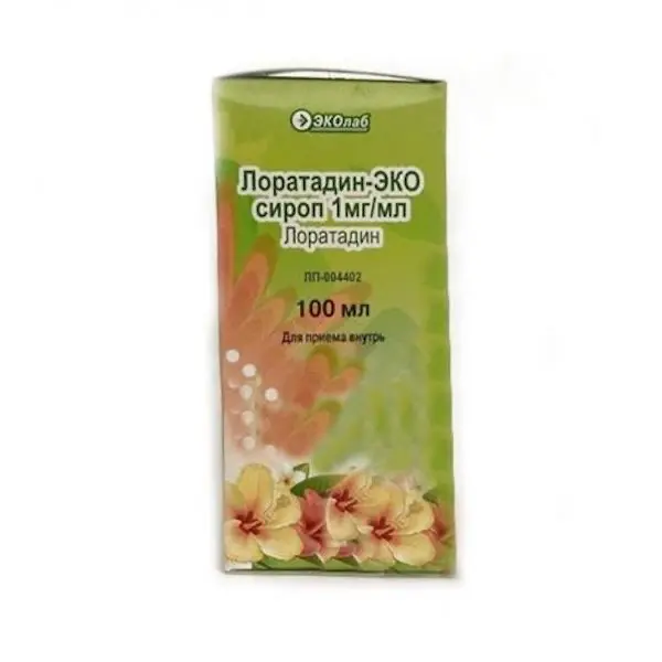 Loratadine-Eko syrup 5 mg/5 ml - [100 ml vial]