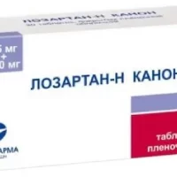 Losartan, hydrochlorothiazide (Losartan N Canon) 100 mg + 25 mg - [30 tablets]