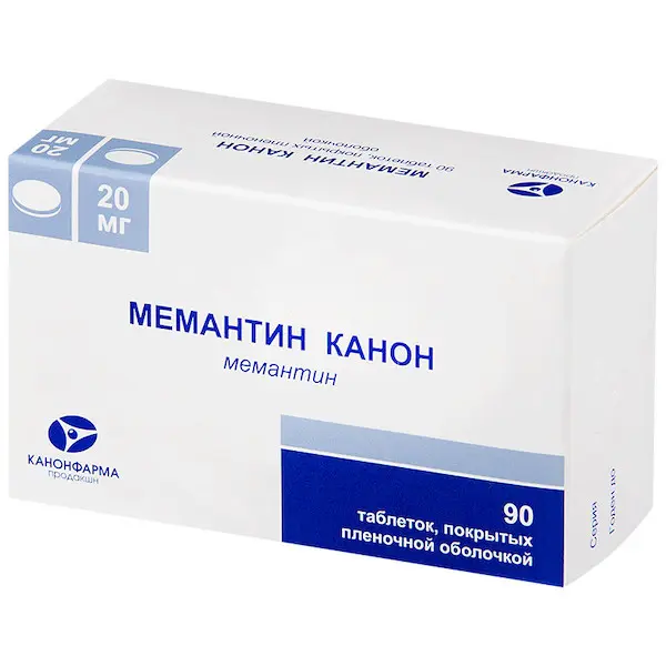 Memantine 20 mg - [90 tablets]