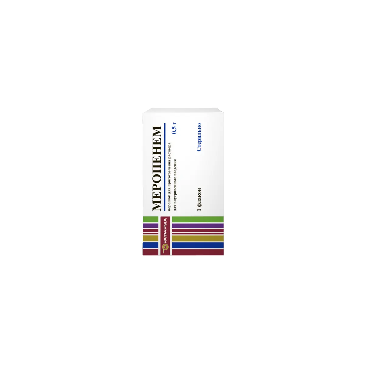 Meropenem intravenous - [0.5 g vial]