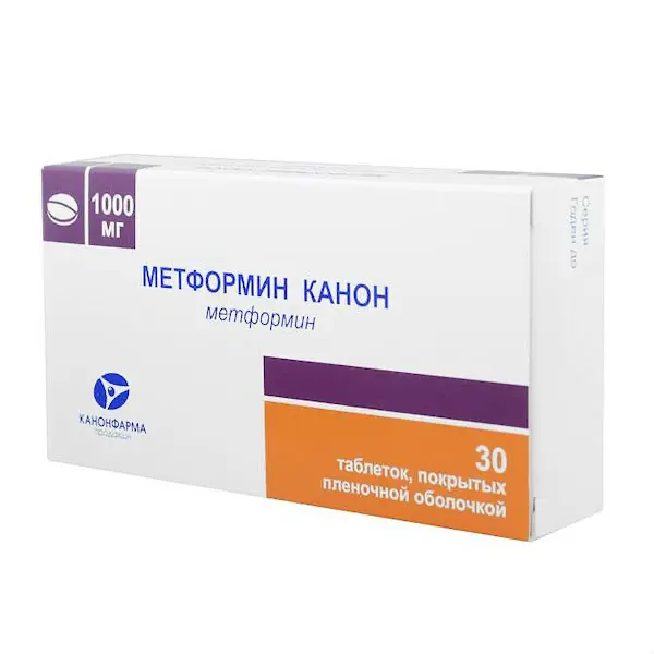 Metformin Canon 1000 mg - [30 tablets]