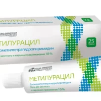 Dioxomethyltetrahydropyrimidine (Methyluracil) ointment 10% - [25 g tube]