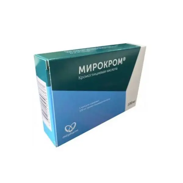 Cromoglicic acid (Mirocrom) 100 mg - [100 capsules]