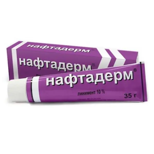 Naftalan oil refined (Naphtaderm) liniment 10% - [35 g tube]