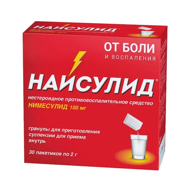 Nimesulide (Najsulid) granules for oral 100 mg - [30 sachets]