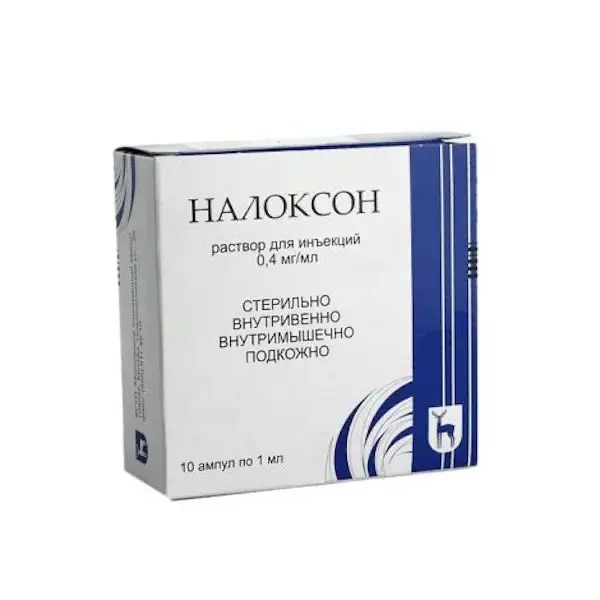Naloxone injections 0,4 mg/ml 1 ml - [10 ampoules]