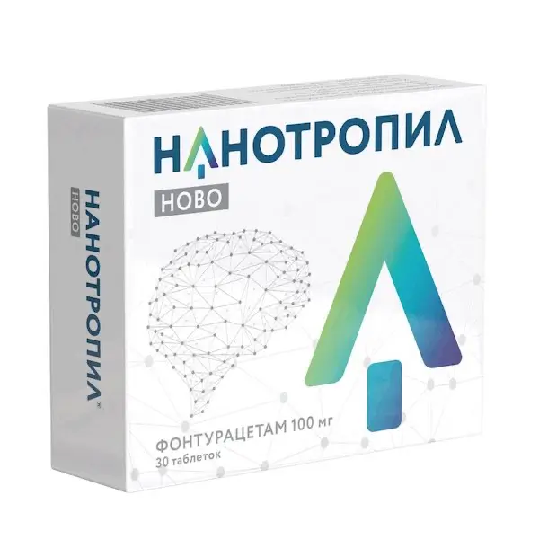 Fonturacetam (Nanotropil novo) 100 mg - [30 tablets]
