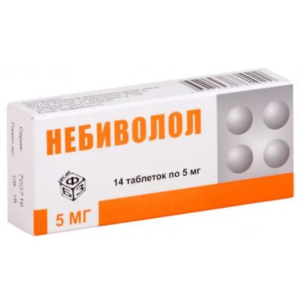 Nebivolol 5 mg - [28 tablets]