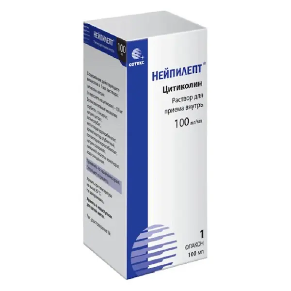 Citicoline (Neipilept) solution 100 mg/ml - [100 ml vial]