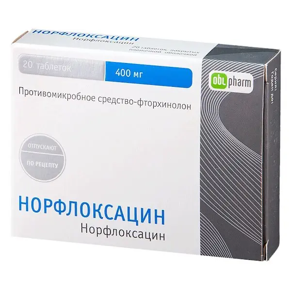 Norfloxacin 400 mg - [20 tablets]