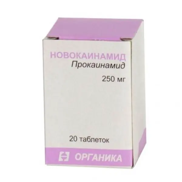 Procainamide (Novocainamide) 250 mg - [20 tablets]