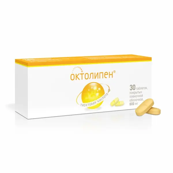 Thioctic acid (Octolipen) 600 mg - [30 tablets]
