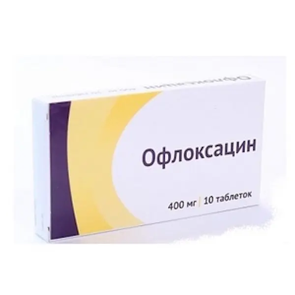 Ofloxacin 400 mg - [10 tablets]