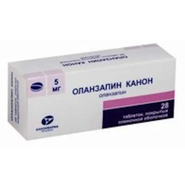 Olanzapine Canon 5 mg - [28 tablets]