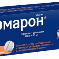 Cinnarizine, piracetam (Omaron) - [60 tablets]