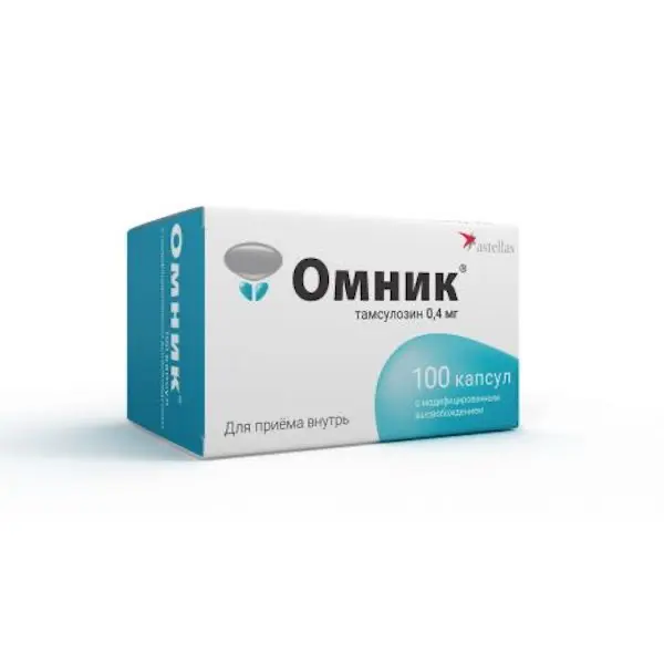 Tamsulosin (Omnic) modified release 0.4 mg - [100 capsules]
