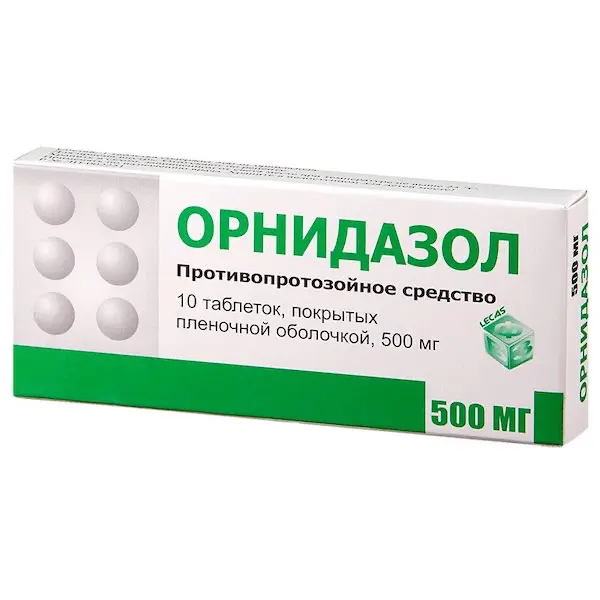 Ornidazol 500 mg - [10 tablets]