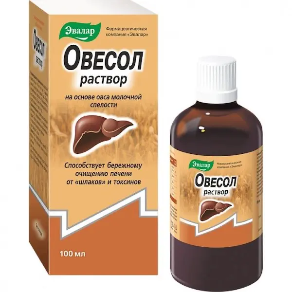 Extracts of oats, rose hips, corn stigmas (Ovesol) drops - [100 ml vial]