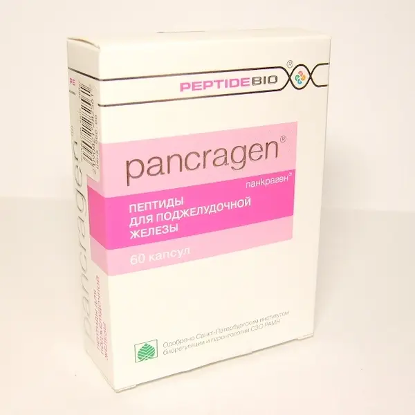 Lysine, glutamic acid, aspartic acid (Pankragen) 200 mg - [60 capsules]