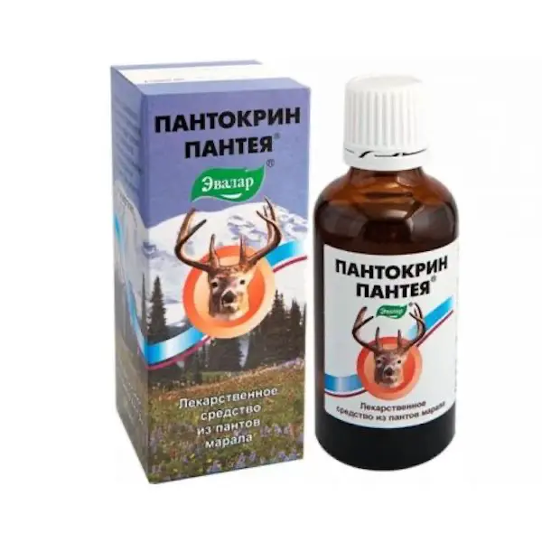 Red deer antler extract (Pantocrine "Panteja") liquid extract for oral administration - [50 ml vial]