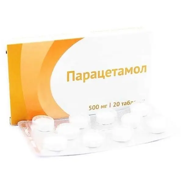 Paracetamol 500 mg - [20 tablets]