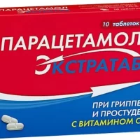 Paracetamol, ascorbic acid (Paracetamol Extratab) 500 mg + 150 mg - [10 tablets]
