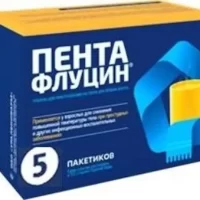 Paracetamol, diphenhydramine, ascorbic acid (Pentaflucin) granules for oral solution 5 g - [5 sachets]