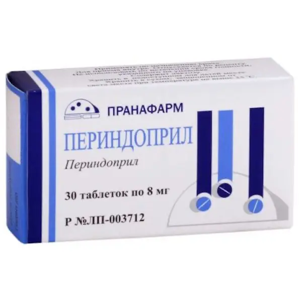 Perindopril 8 mg - [30 tablets]