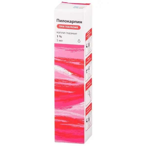 Pilocarpine eye drops 1% - [5 ml vial]