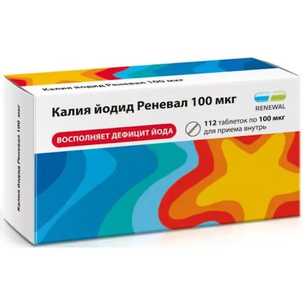 Potassium iodide-Renewal 100 mcg - [112 tablets]