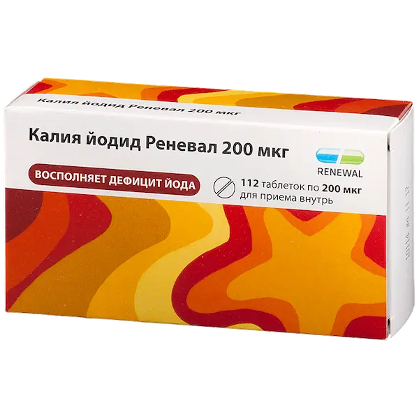 Potassium iodide-Renewal 200 mcg - [112 tablets]