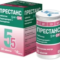 Perindopril, amlodipine (Prestance) 5 mg + 5 mg - [30 tablets]