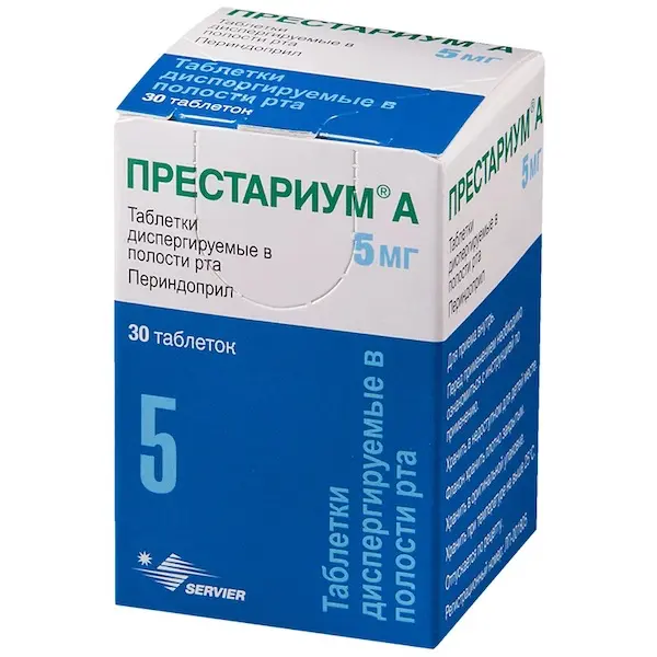 Perindopril (Prestarium A) orally dispersible 5 mg - [30 tablets]