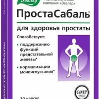 Extracts of sabal palm, echinacea, ginkgo biloba (Prostazabal Evalar) 200 mg - [30 capsules]