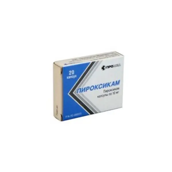 Piroxicam 10 mg - [20 capsules]