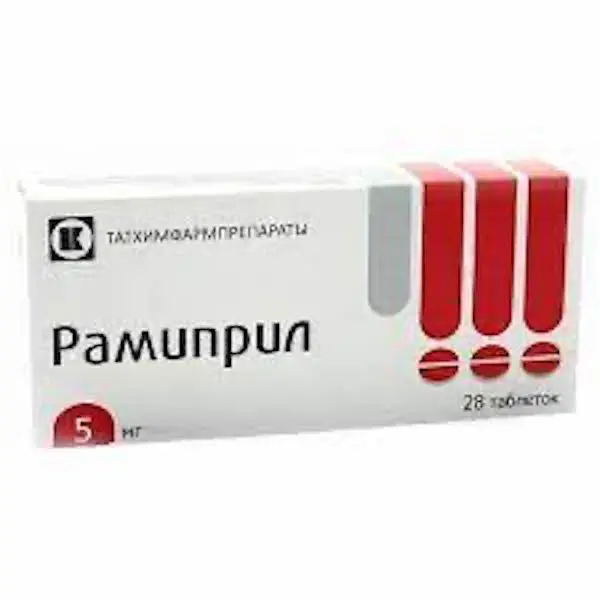 Ramipril 5 mg - [28 tablets]