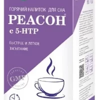 Glycine, magnesium lactate, L-tryptophan (Reason with 5-HTP hot drink for sleep) powder 10 g - [10 sachets]