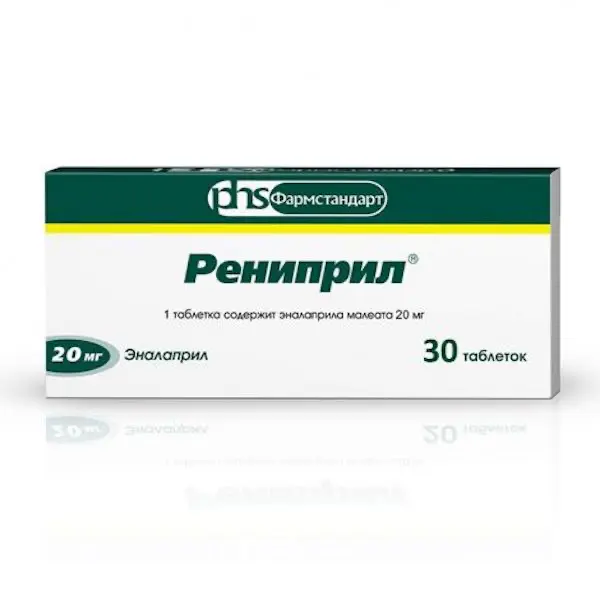Enalapril (Renipril) 20 mg - [30 tablets]