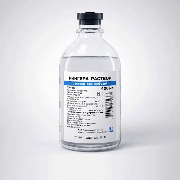 Compound solution of sodium chloride (Ringer's solution) infusions - [400 ml vial]