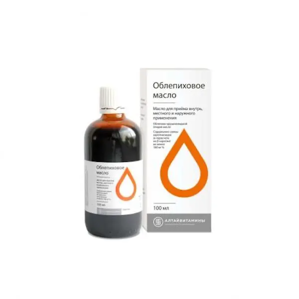Sea buckthorn oil for oral and external use - [100 ml vial]