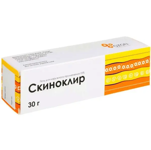 Azelaic acid (Skinoclear) gel 15% - [30 g tube]