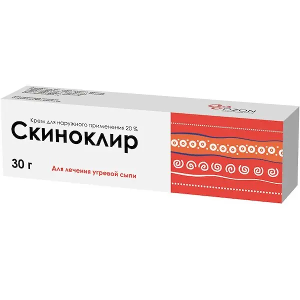 Azelaic acid (Skinoclear) cream 20% - [30 g tube]