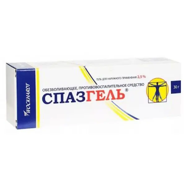Ketoprofen (Spazgel) gel 2.5% - [30 g tube]